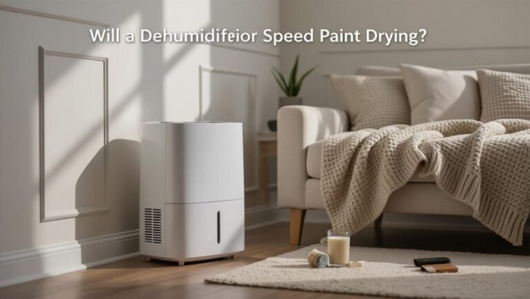 dehumidifier enhances paint drying