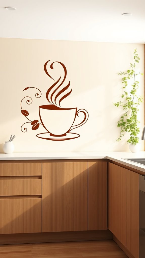 delightful culinary wall graphics