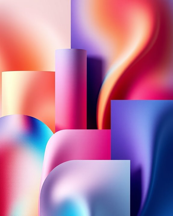 depth through color gradients