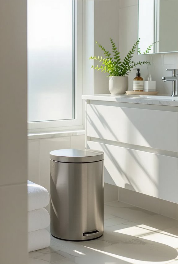 designer bins as decor