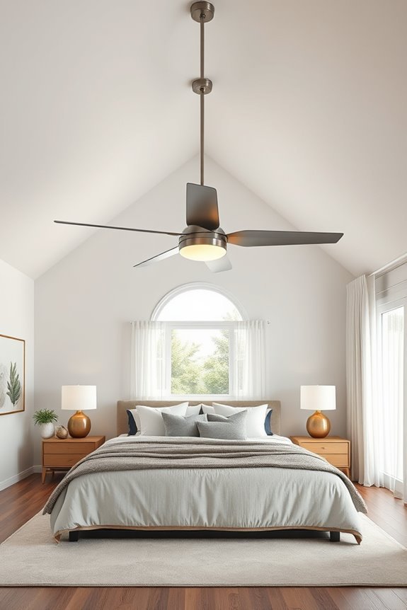designer fans for high ceilings