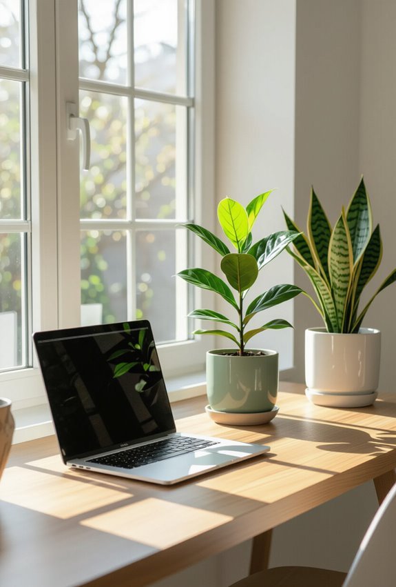 desk plants boost focus