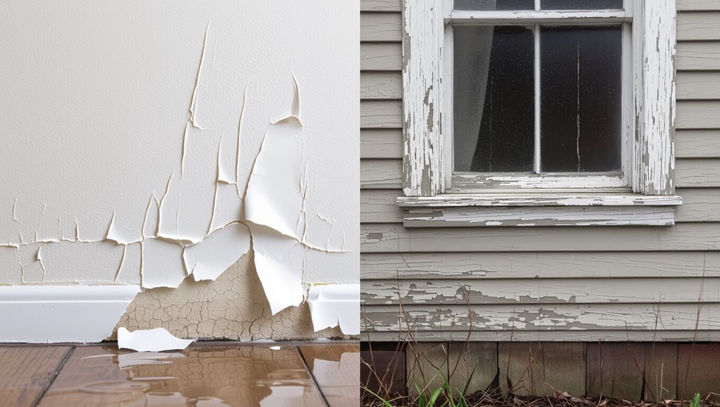 diagnosing moisture related flaking
