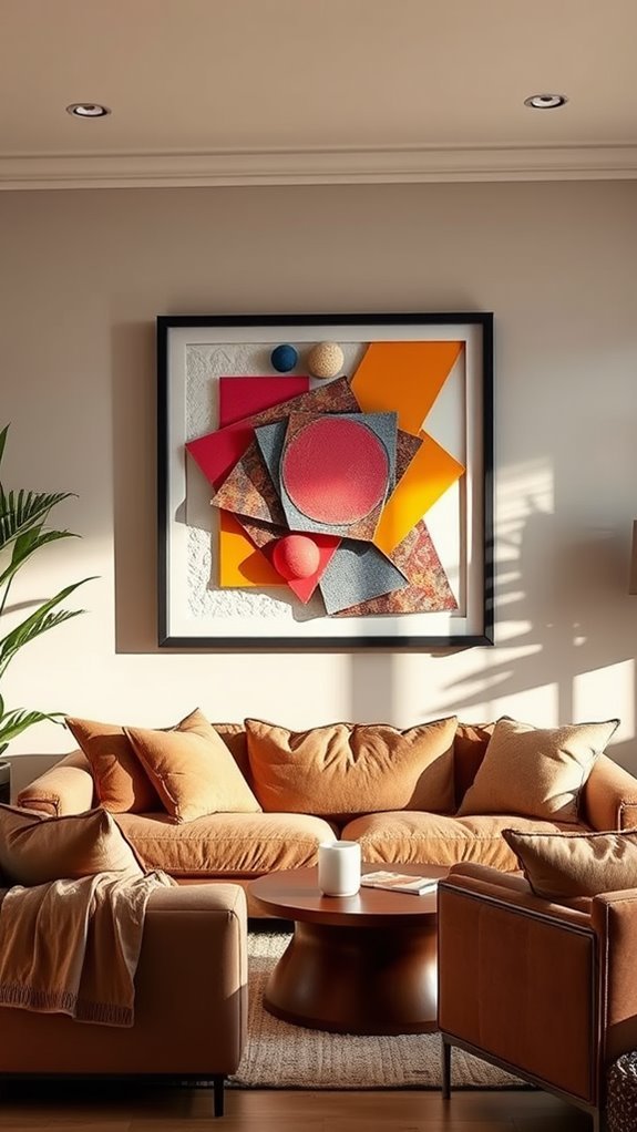 dimensional decorative wall piece