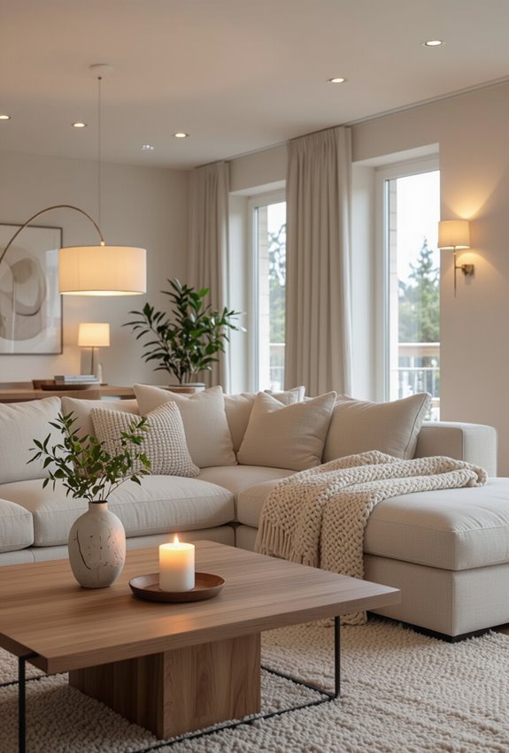 dimmable layered sconces and pendants