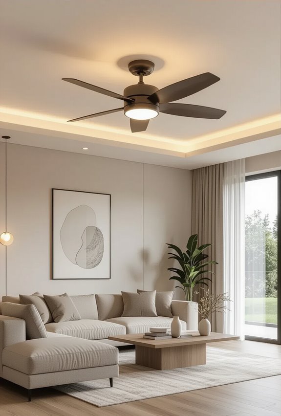 dimmable lighting ceiling fans