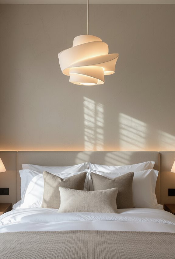 dimmable sculptural statement lighting