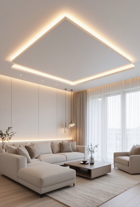 dimmable smart led ceiling lighting