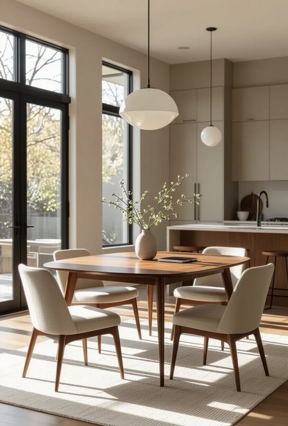 dining table workspace essentials