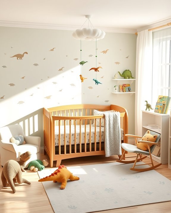 dinosaur themed bedroom decor