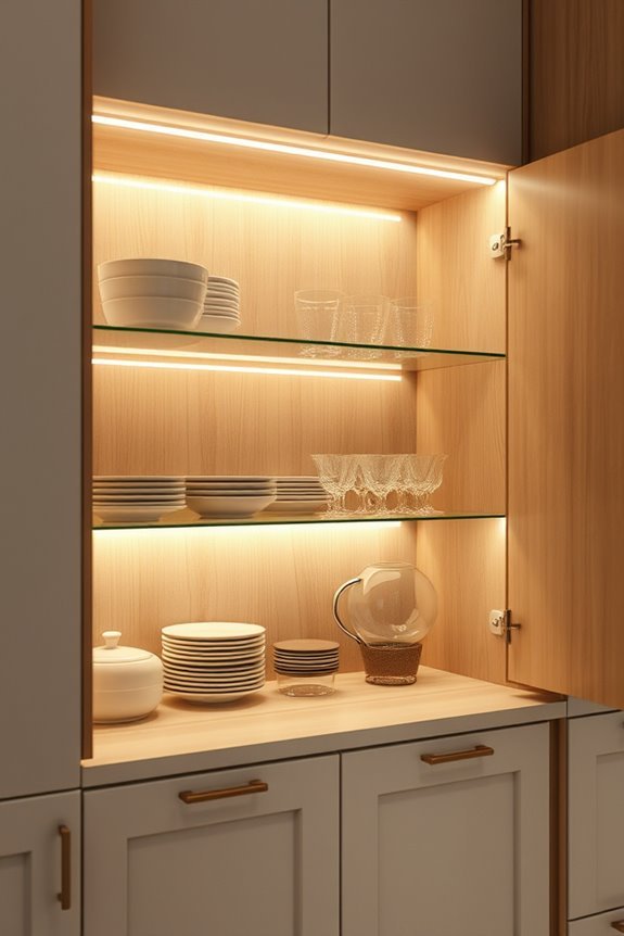 discreet led cabinet illumination