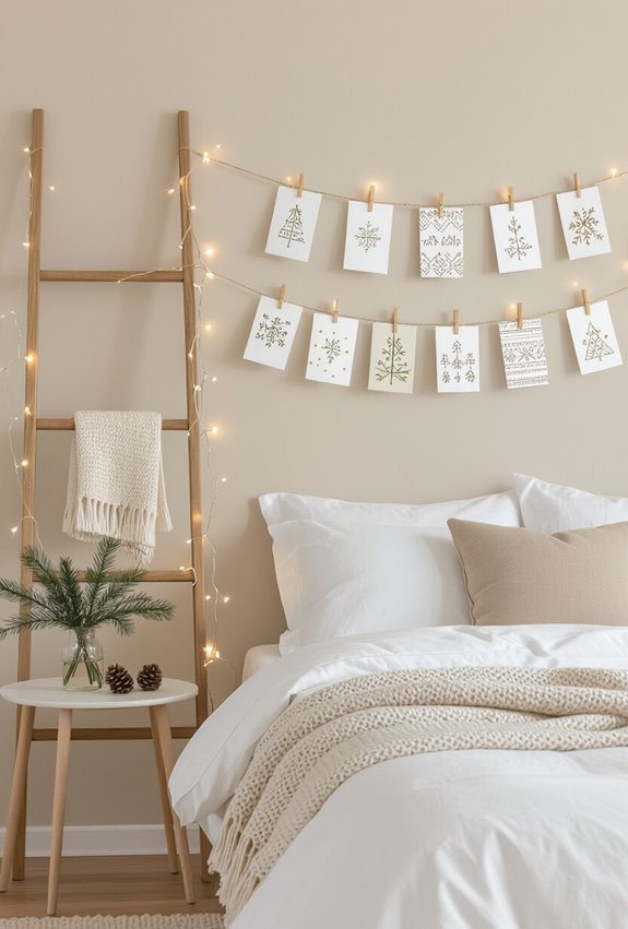 display cards as garland