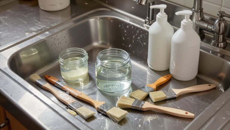 dissolve dried acrylic brushes
