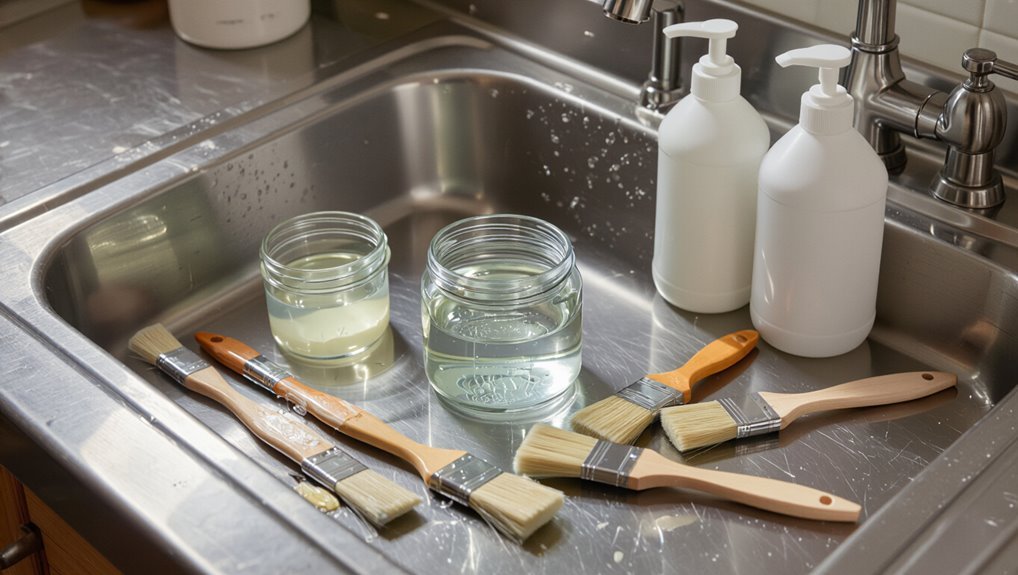 dissolve dried acrylic brushes