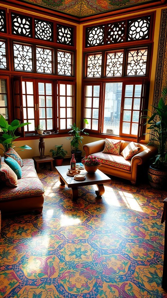 distinctive heritage tile flooring