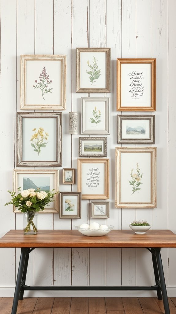 distressed frame collage techniques