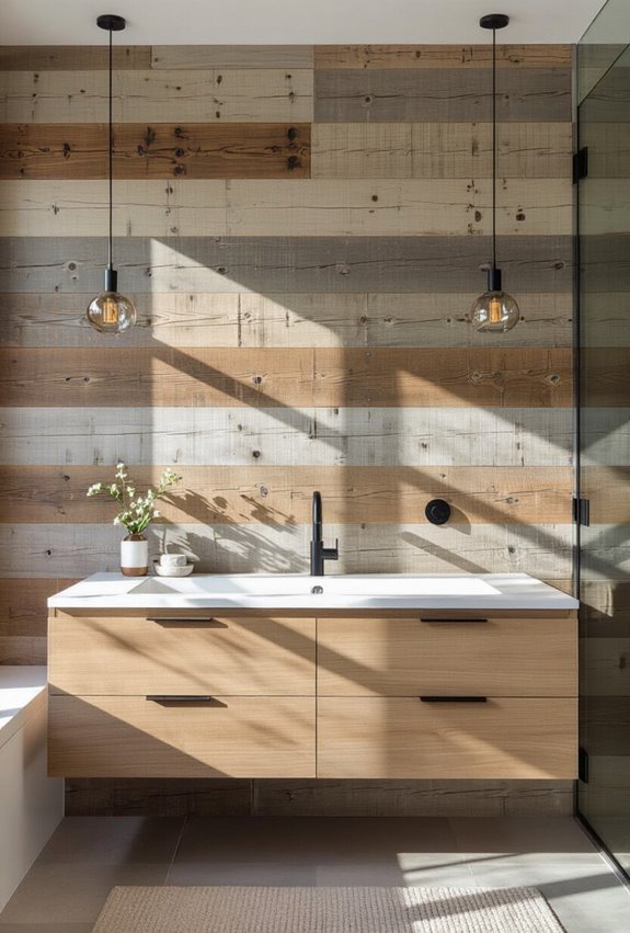 distressed weathered wood warmth