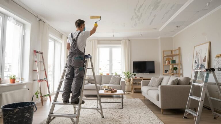diy ceiling painting guide