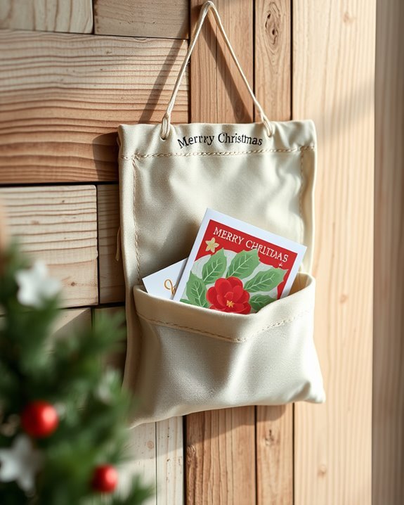 diy christmas card holder