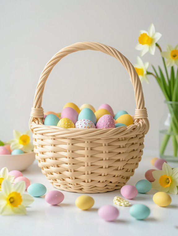diy clay easter basket