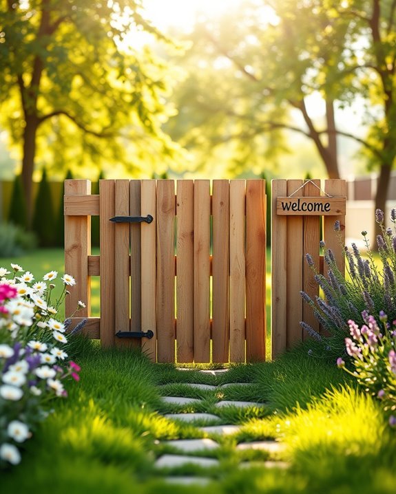 diy eco friendly pallet gate
