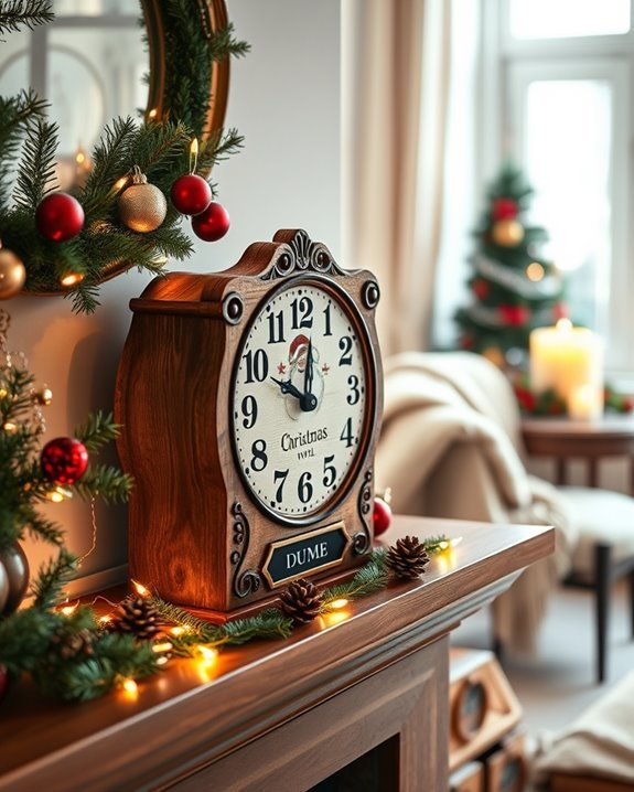 diy festive countdown clock