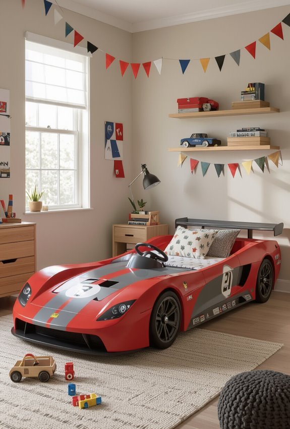 diy race car bed