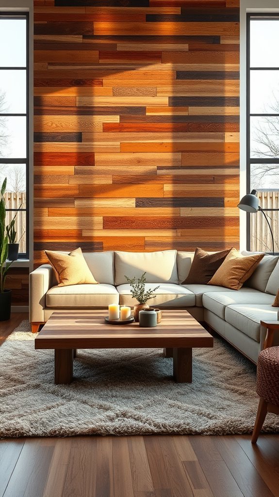 diy rustic pallet walls