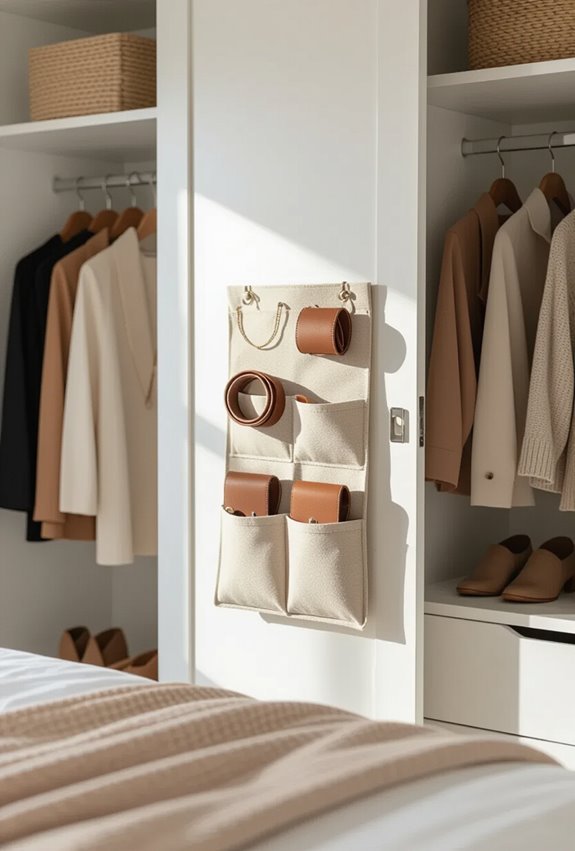 door mounted accessory organization solution