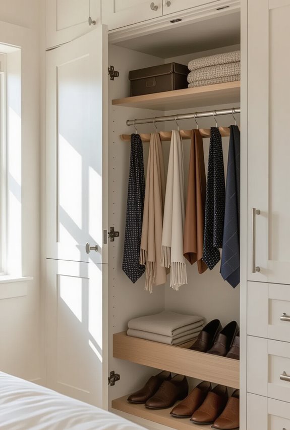 door mounted accessory storage solution