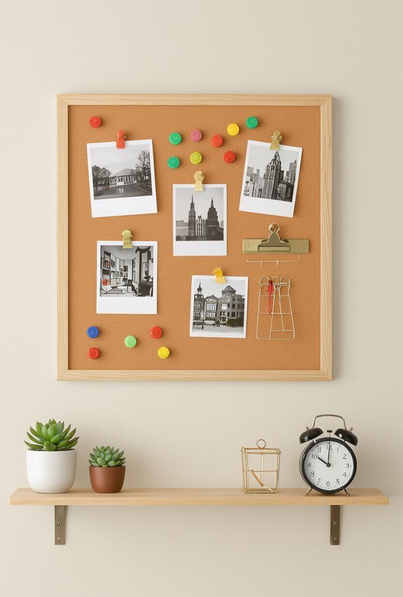 dorm corkboard command center