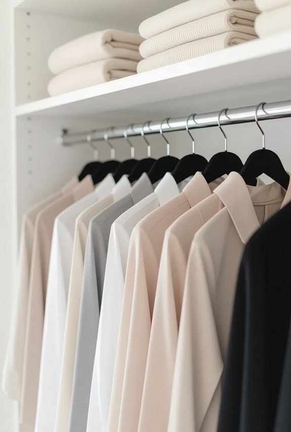 double closet capacity efficiently