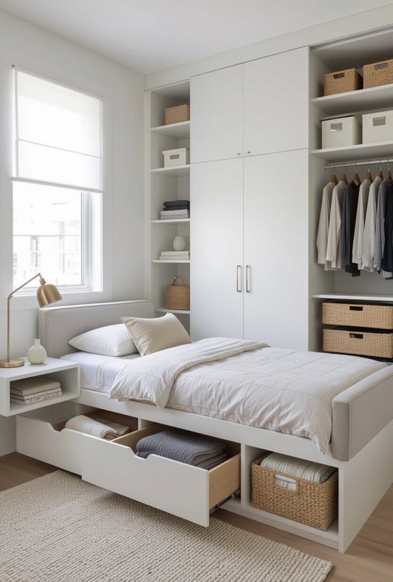 double duty minimal storage solutions