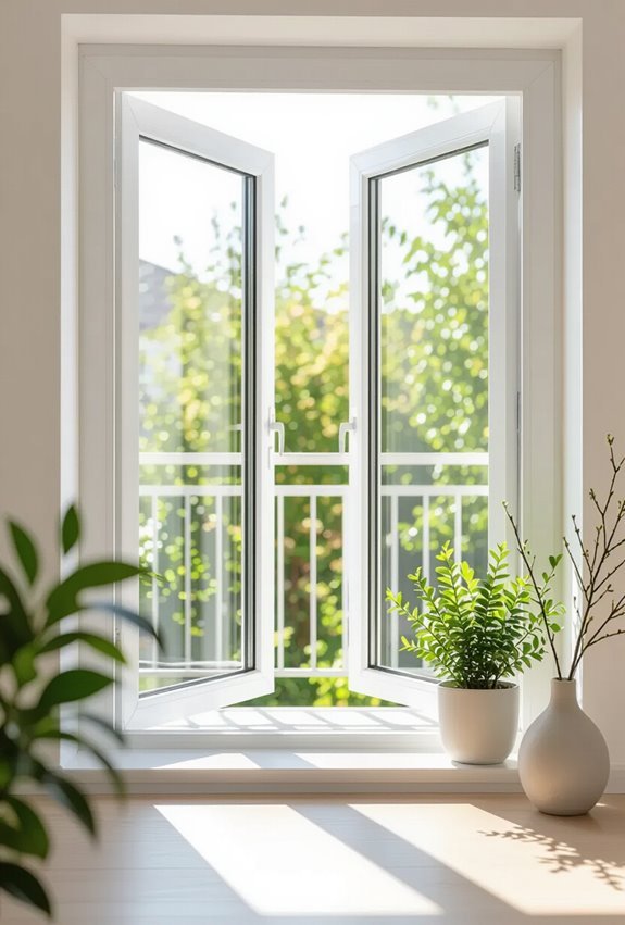 double glazed windows improve comfort