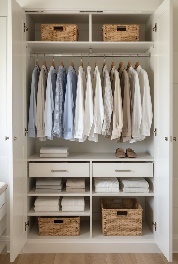 double tiered vertical hanging solution