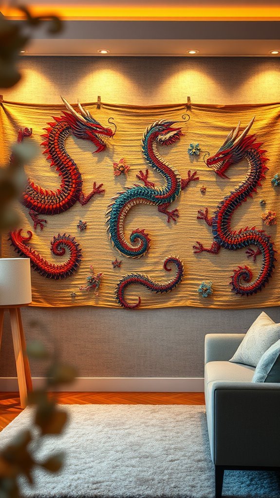 dragon themed home decor options