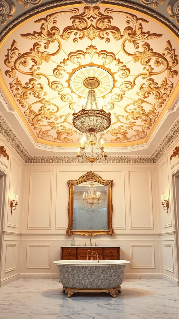 dramatic baroque ceiling designs