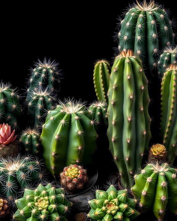 dramatic cactus art symbolism