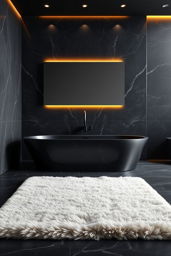 dramatic lighting for granite