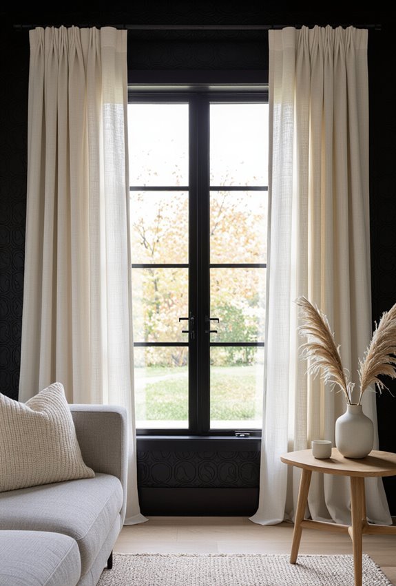drapery and shades balance