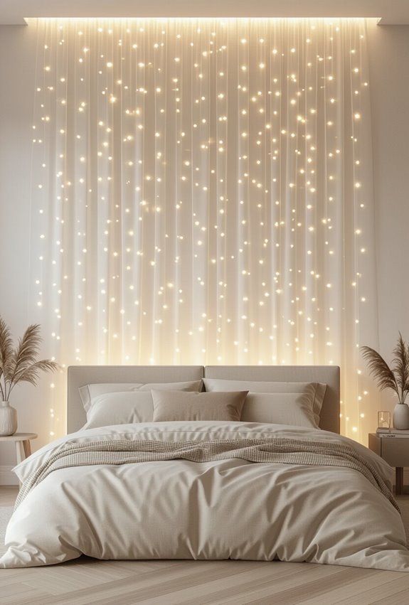 dreamy led curtain backdrop