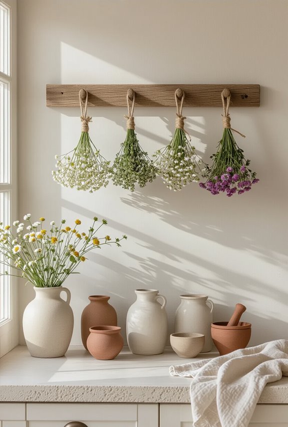 dried botanical rustic accents