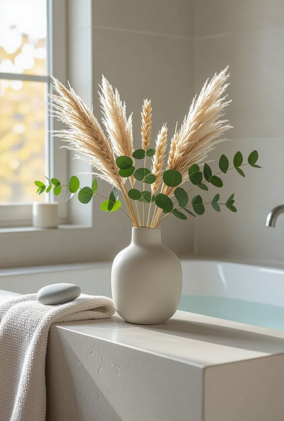 dried botanicals and greenery