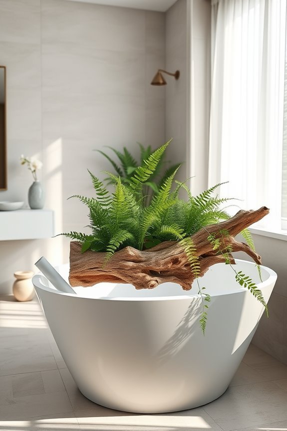 driftwood plant holder oasis