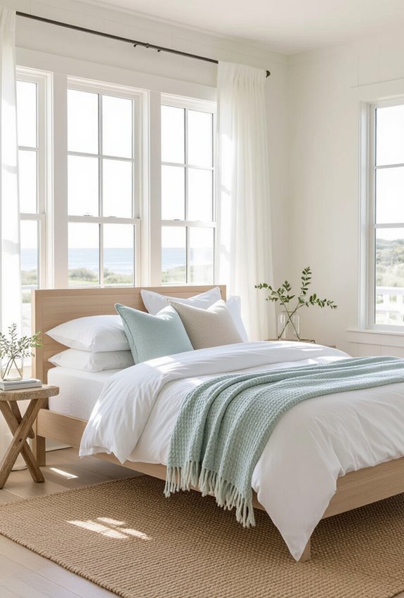 driftwood seashells light neutrals