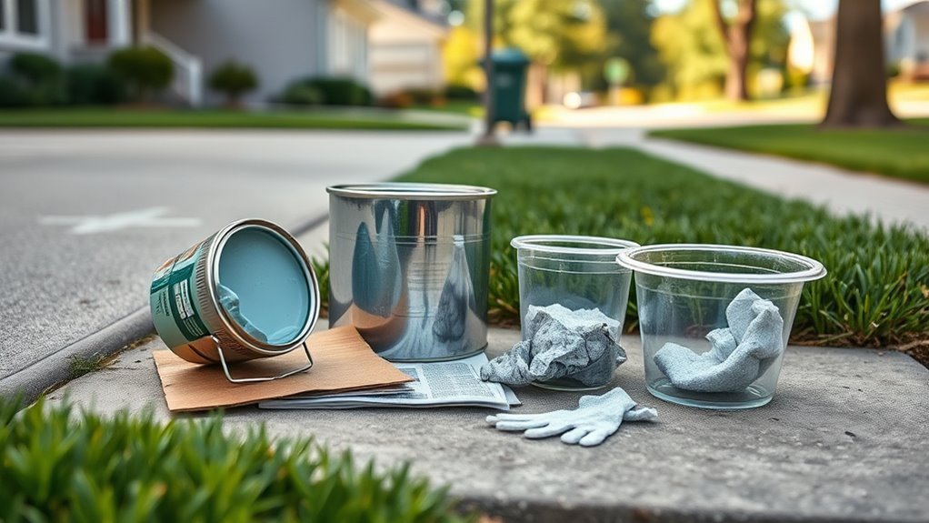 dry and label latex paint