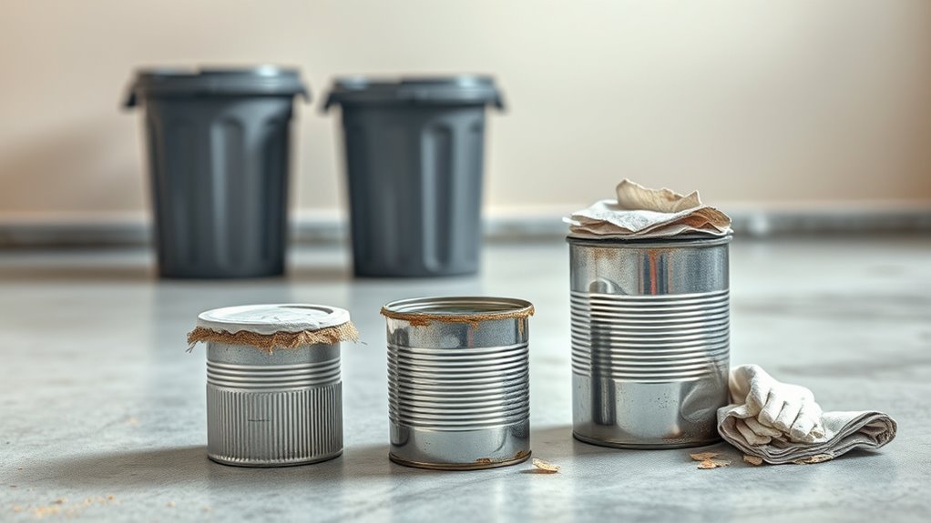 dry paint cans disposal guidelines