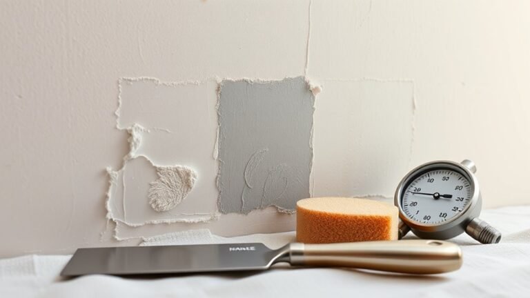 drywall mud must dry fully