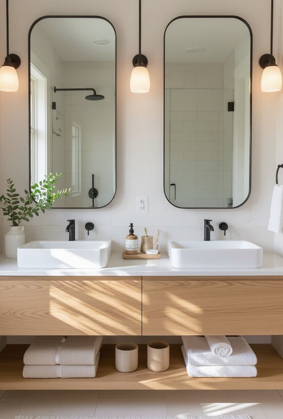 dual vanities for shared spaces