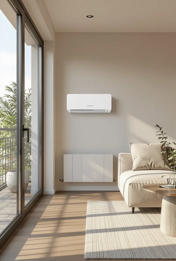 ductless mini splits with radiant